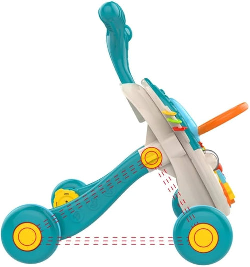 2-in-1 Baby Walker & Active Table – Seal & Crab