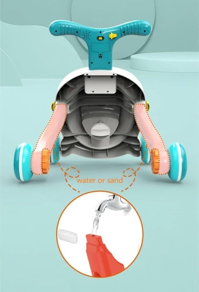 2-in-1 Baby Walker & Active Table – Seal & Crab