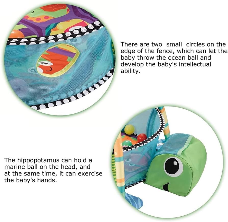 Turtle Baby Play Gym & Ball Pit