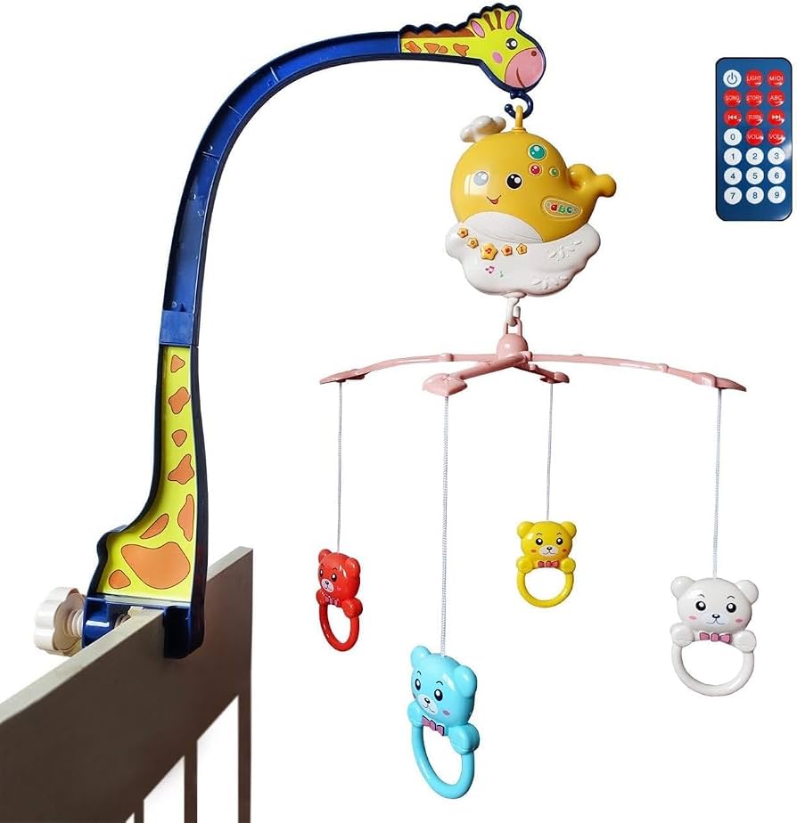 Crib Mobile with Projector, Music & Remote Control