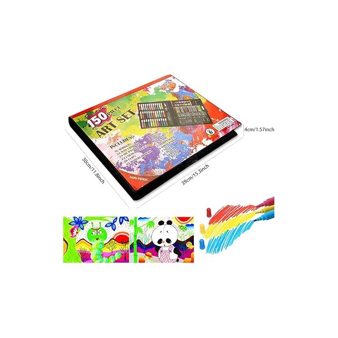 Kids Art Set in Carry Case – 150 Pieces