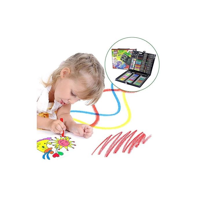 Kids Art Set in Carry Case – 150 Pieces