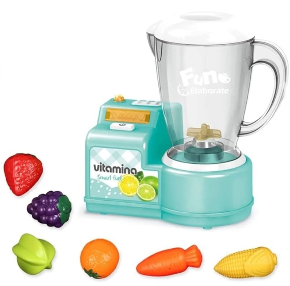 Happy Kitchen Toy Blender with Lights, Music & Play Food