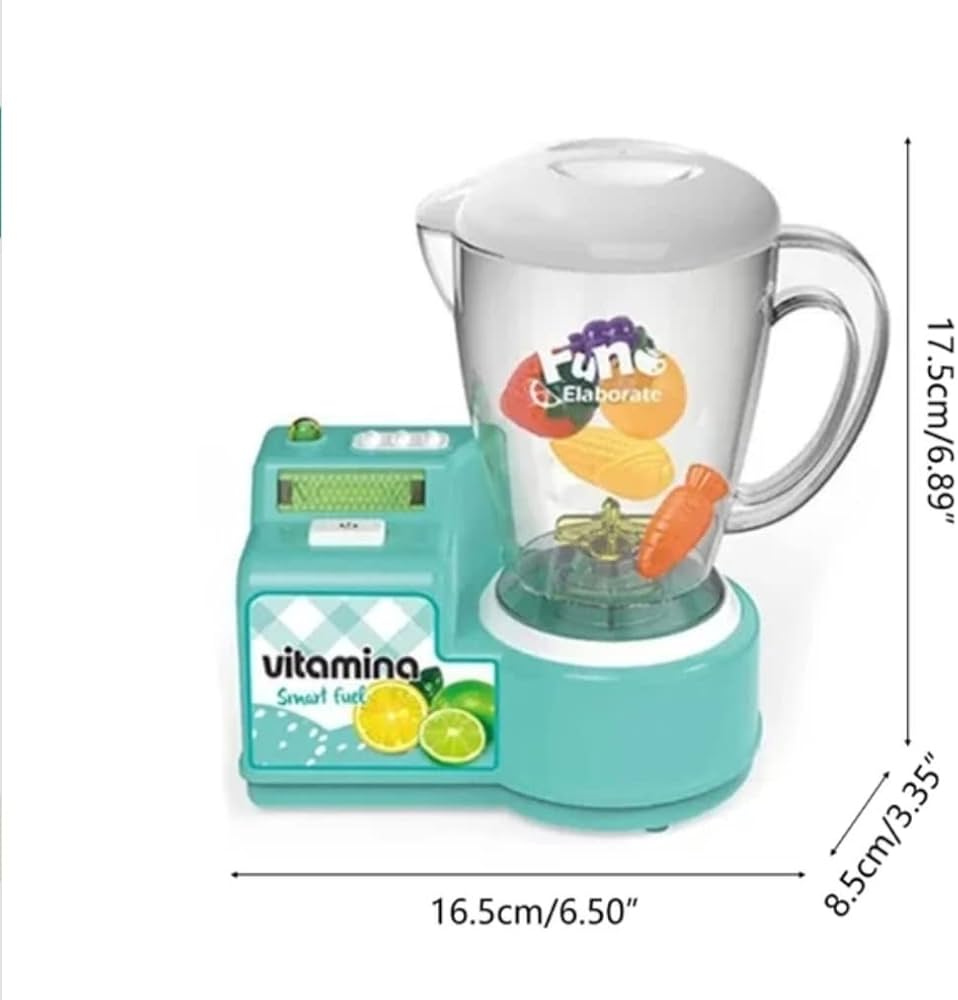 Happy Kitchen Toy Blender with Lights, Music & Play Food