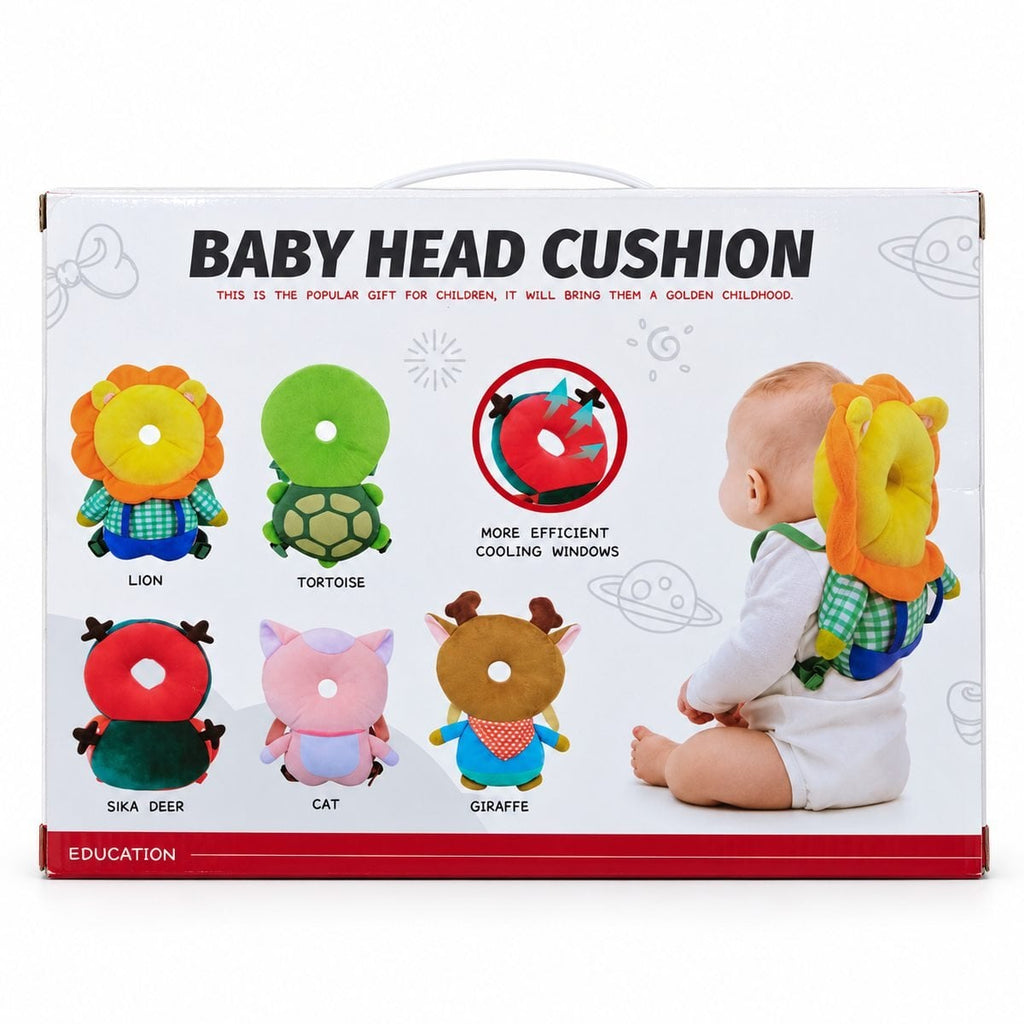 Baby Head Protection Cushion Backpack – Reindeer