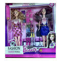 Fashion Dolls Set – 2 Dolls with Shoes & Accessories