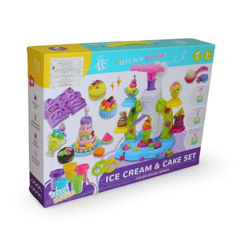Color Dough Ice Cream & Cake Factory Set