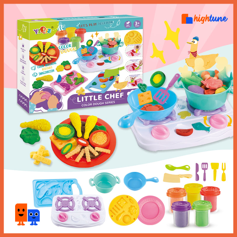 Little Chef Color Dough Cooking Set