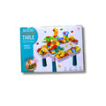 Multifunctional Building Blocks Table with Marble Run – 105 Pieces