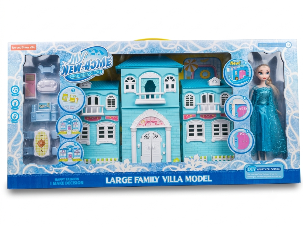 Ice Princess Kitchen Playset with Water, Lights & Sound – 26 Pieces