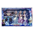 Ice Princess Fashion Dolls Set – 3 Dolls with Dresses & Accessories