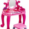 Toy Cup - Vanity Table Set with Piano and Real Blower, Multi Color