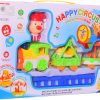 Plastic Happy Circus Train Toy Multicolor