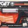 Toy gun emits sound and light