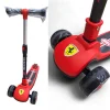 Kids’ 3-Wheel Foldable Scooter with Light-Up Wheels - Adjustable Height, Lean-to-Steer System, Safe & Durable